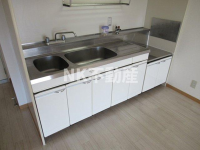 【キッチン】 | メゾン大邦（弥刀賃貸） | お料理しやすいキッチンです