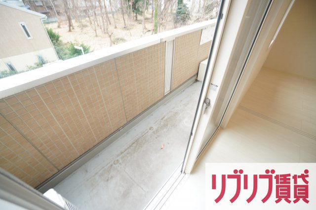 プチクールⅤのバルコニー