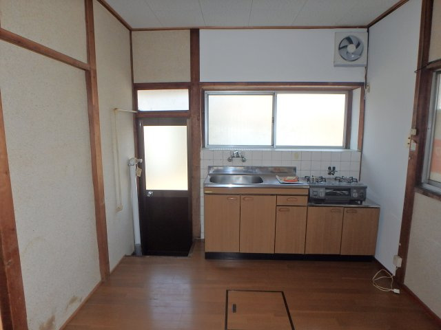 中島　戸建てのキッチン