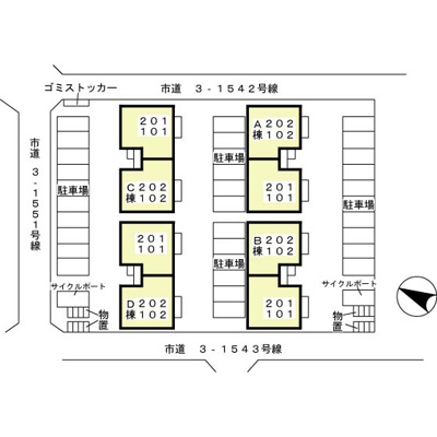 【地図】 | ムーン・コート　D