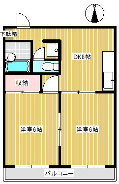 アーバンパレス竜ヶ崎の間取り