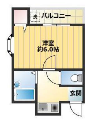 兼山マンションの間取り