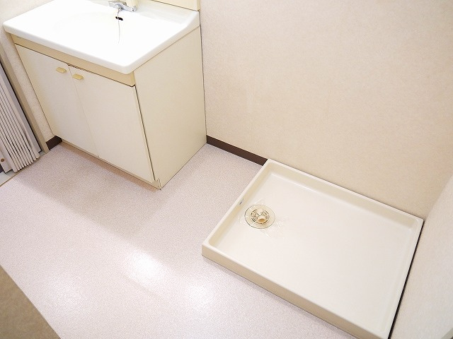 プラムキャッスルS-1の洗面所|使いやすい洗面所です