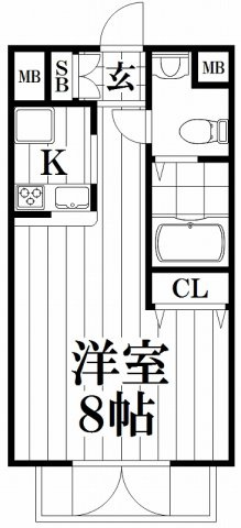 【間取り】 | メゾンパティオⅡ