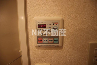 【浴室】 | グランガーデン足代新町（布施賃貸） | 浴室乾燥機付きです