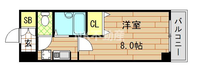 【間取り】 | グラン・ドゥ・ルイ（高井田賃貸） | 間取りです