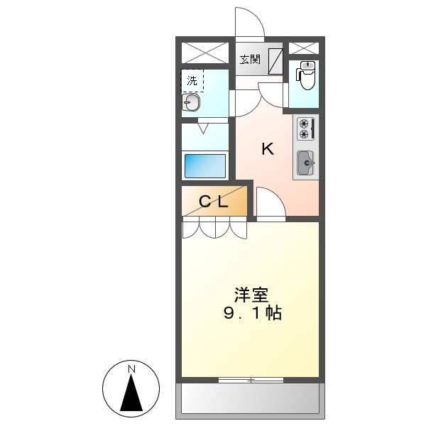 ダカーポの間取り