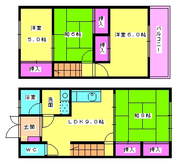 【間取り】 | ピースフル柳瀬