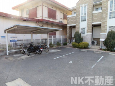 【駐車場】 | メゾネットクオール（吉田賃貸） | カースペースがあります