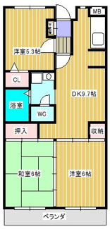 【間取り】 | グランドール北小金