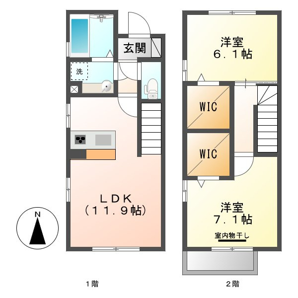 ソラーナ浜町の間取り