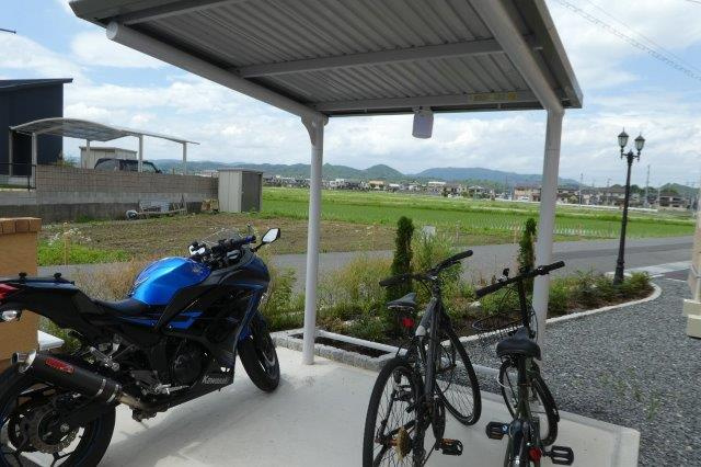 倉敷市真備町川辺のアパートのその他共用部分|自転車置き場