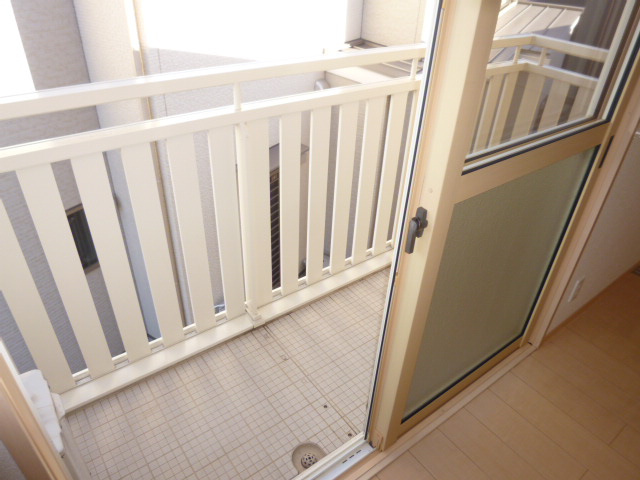 ライフモア守上Ｂのバルコニー