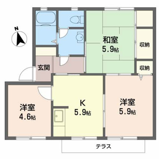 【間取り】 | メープルコート