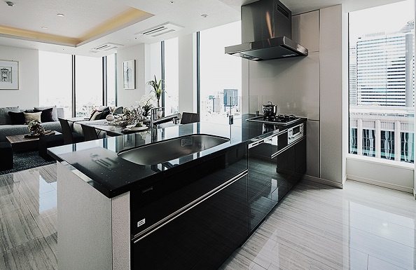 新宿区西新宿６丁目の賃貸マンションのキッチン|モデルルーム参照