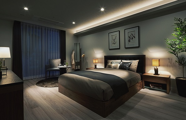 新宿区西新宿６丁目の賃貸マンションの洋室|モデルルーム参照