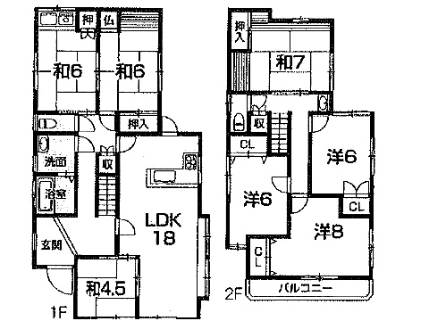 明石市魚住町長坂寺 中古戸建の外観