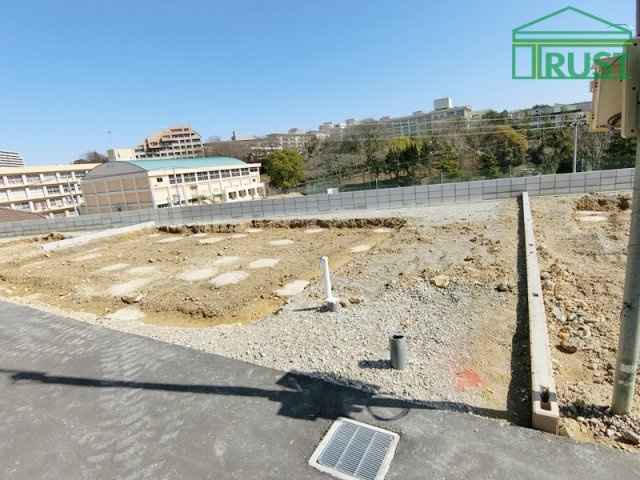 明石市東山町新築戸建の外観|３月６日に撮影したものです。