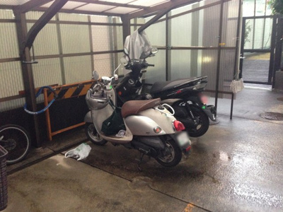 【その他共用部分】 | 中銀大倉山マンシオン | バイク置場