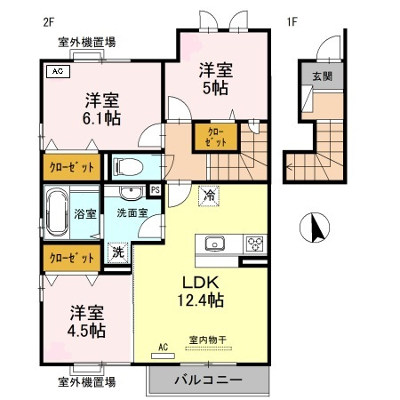 ブルージュ西蒲田の間取り