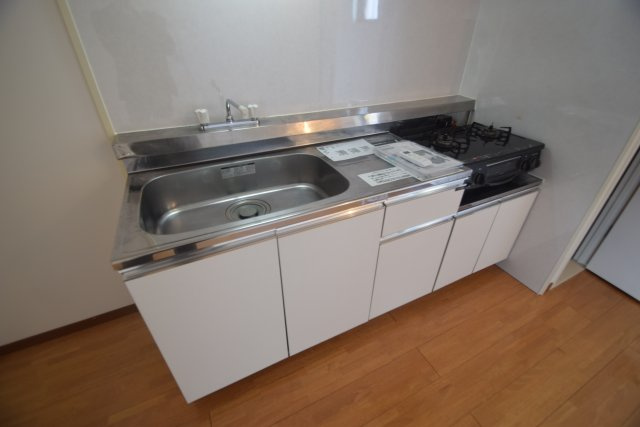 メゾン７カトーのキッチン|２口ガスコンロのキッチン