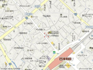 【地図】 | ＰＡＲＫ岸和田Ⅱ