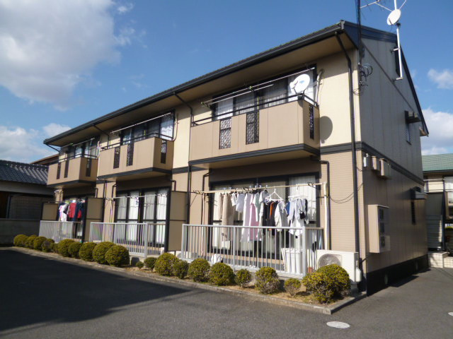 倉敷市日吉町のアパートの外観
