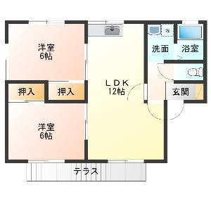 セジュール相生の間取り