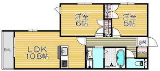 【間取り】 | メゾンイ・セキス曽根