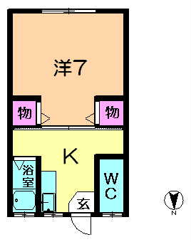 【間取り】 | 小園荘南棟