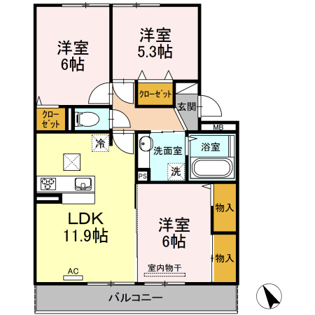 【間取り】 | エストピア壱番館