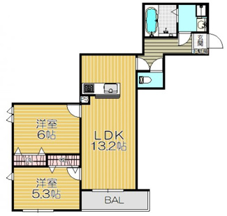 【間取り】 | メゾン・イセキス曽根