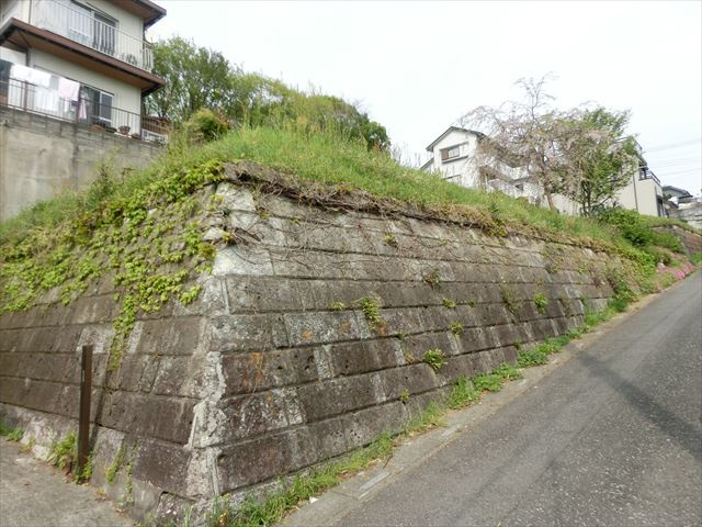 比企郡吉見町長谷　土地１０４坪の前面道路含む現地写真