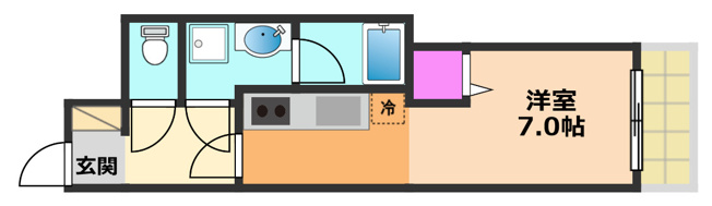 【間取り】 | メゾンドまどころⅢ