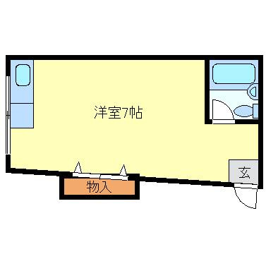 【間取り】 | サンハイツ青谷