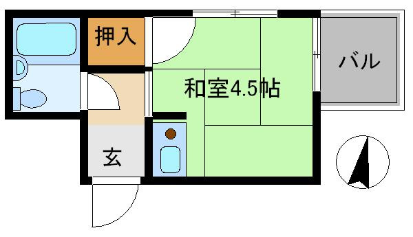 【間取り】 | 春日野道ロイヤルハイツ