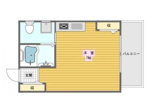 【間取り】 | アンフィニ坂口通