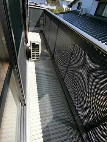 ディアス　C棟のバルコニー