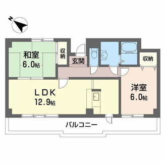 【間取り】 | クレールＩ・Ｋ