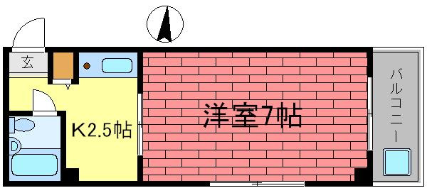 【間取り】 | ハイツ湊川
