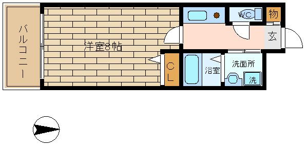 【間取り】 | アミーグランコート三宮