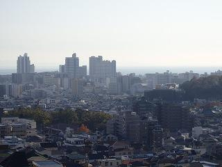 【展望】 | 冬の眺望は空気が澄んで海もよく見えます。