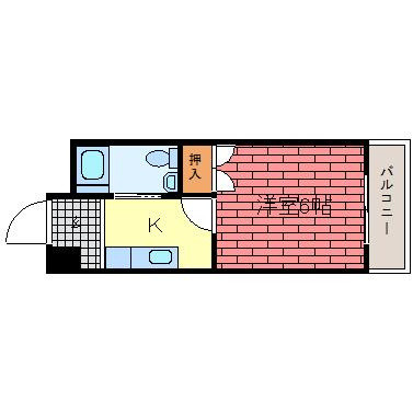 【間取り】 | アムール六甲駅前ビル