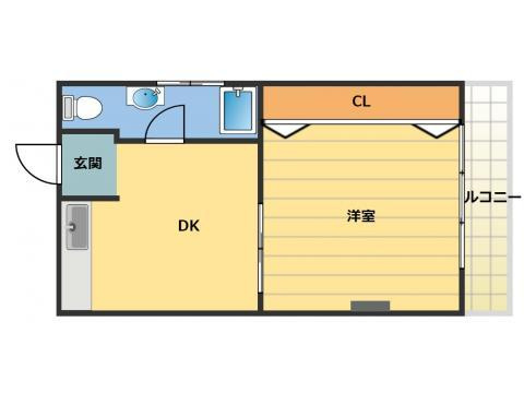 【間取り】 | 多聞コーポラス