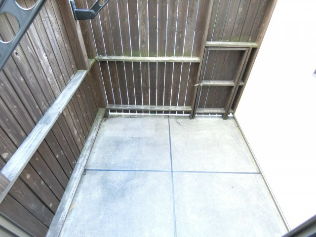 ハッピーキューブ鳴尾のバルコニー