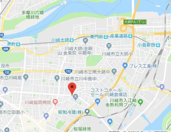 レオパレスMTテラスの地図