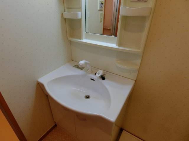 福生市大字熊川の賃貸マンションの独立洗面台