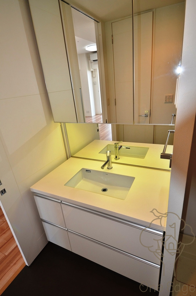 リバーサイドタワー中之島の独立洗面台