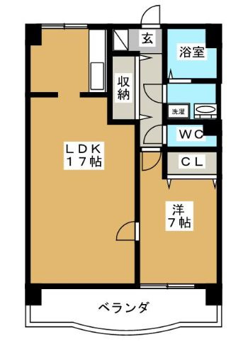 【間取り】 | アークハイツ鹿田