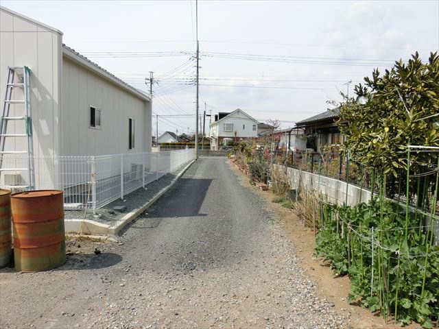 群馬県伊勢崎市境女塚　土地２９１坪の外観